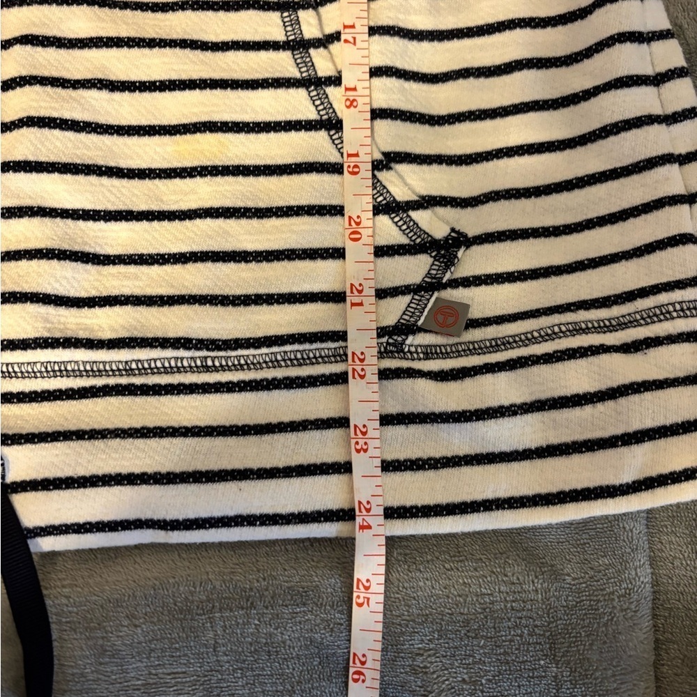 Talbots Black and White Striped Sweater - Picture 5 of 8